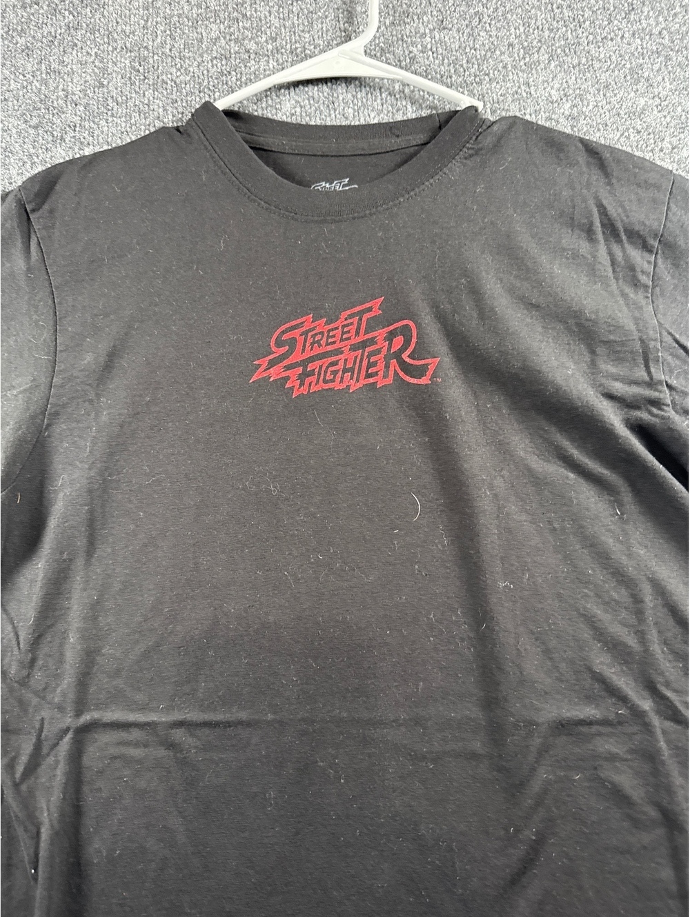 Street Fighter Ryu Hadouken Capcom Anime Graphic T Shirt Mens Medium Black